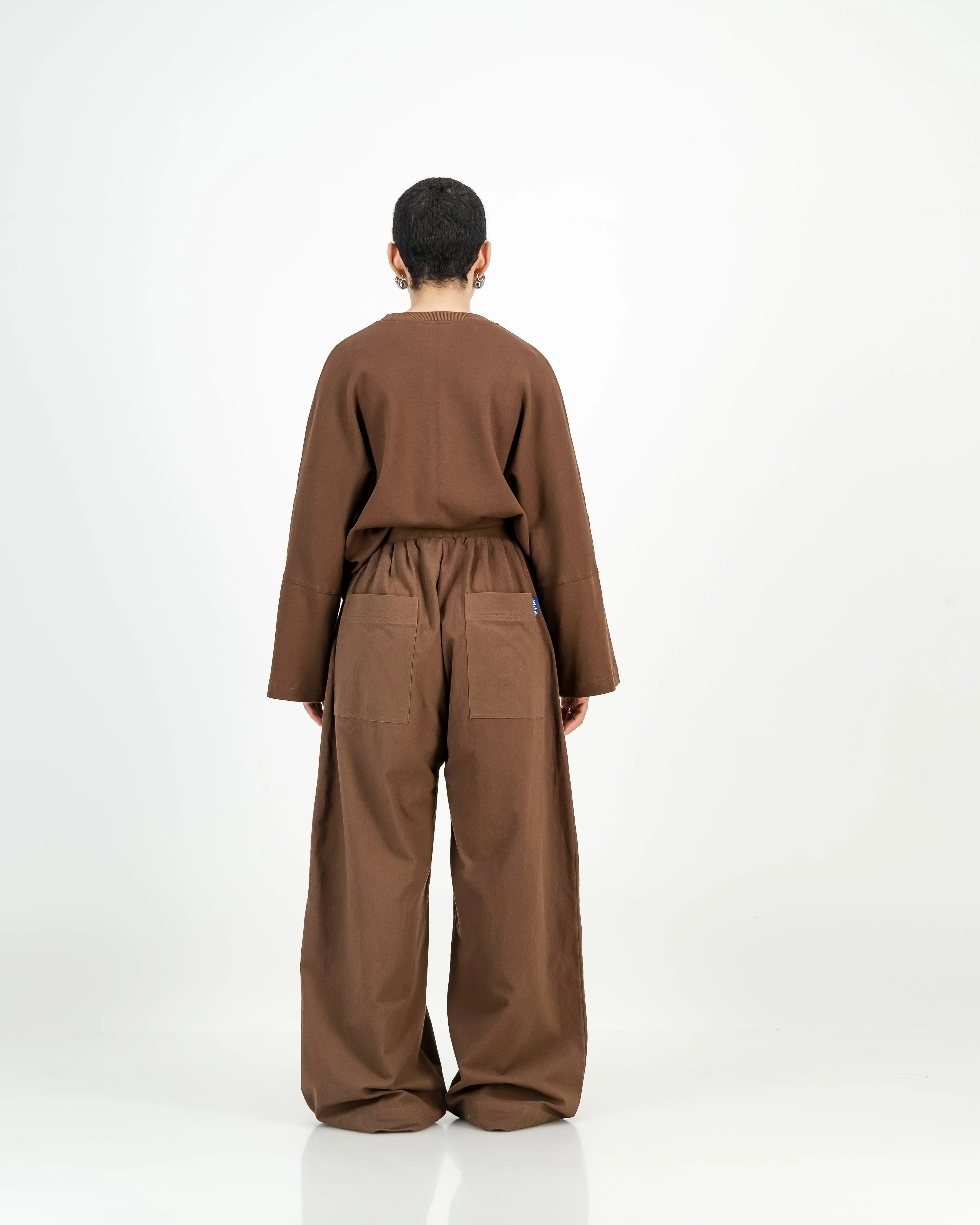 Cocoon Pants - Clay: Soft and comfortable pants for a relaxed fit. Perfect for lounging or everyday wear.