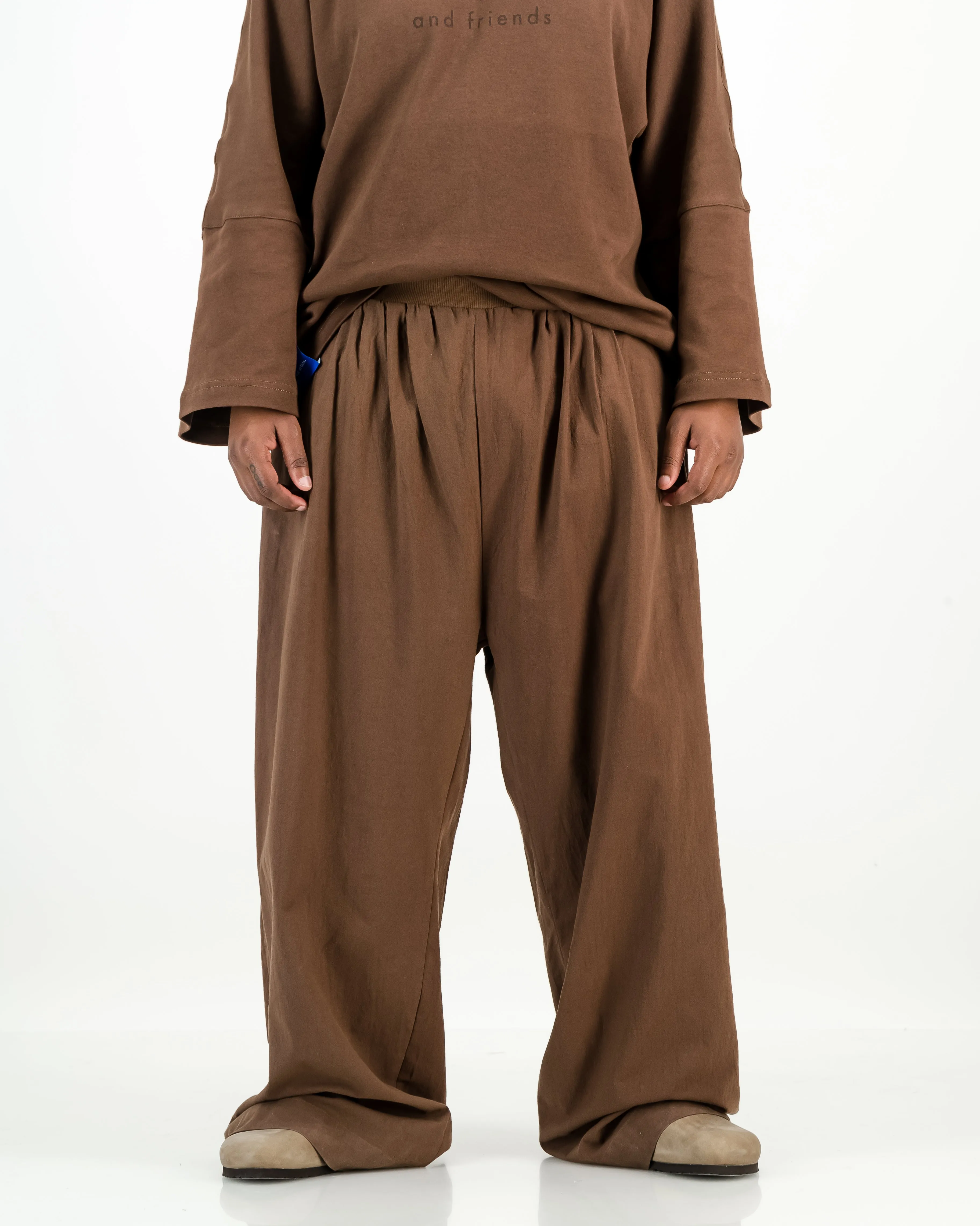 Cocoon Pants - Clay: Soft and comfortable pants for a relaxed fit. Perfect for lounging or everyday wear.