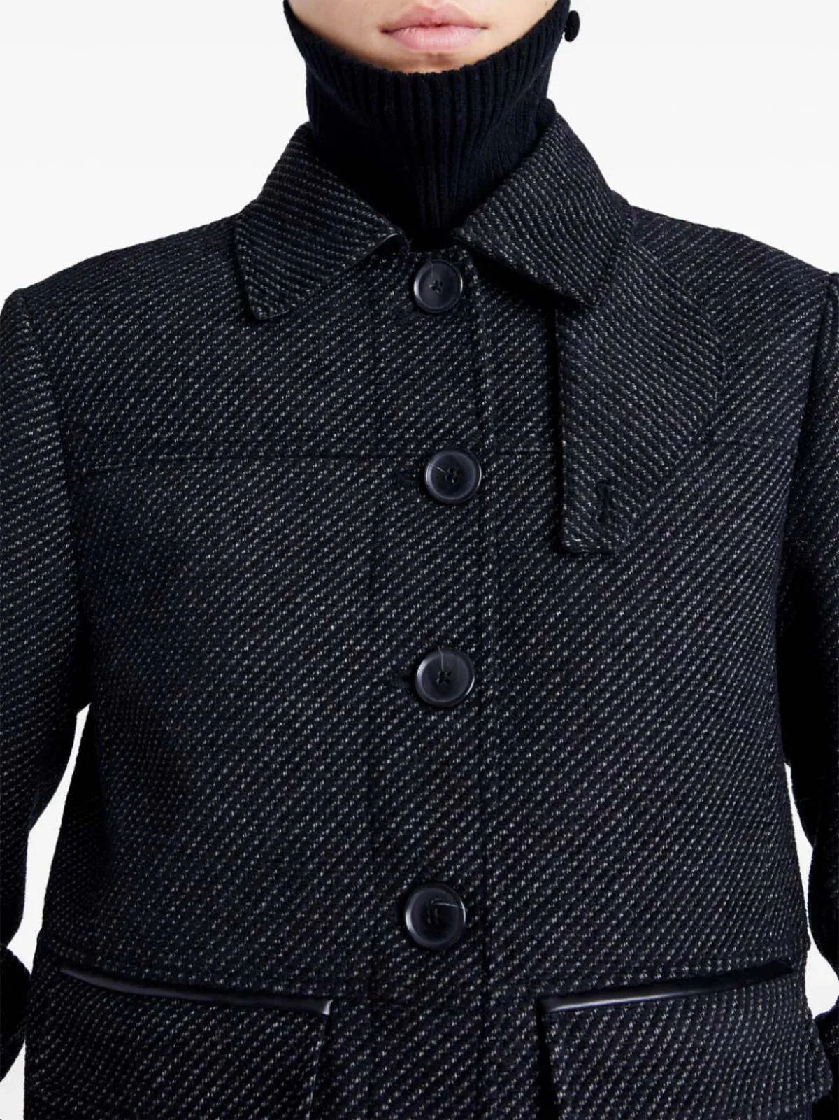 Colette Jacket - Black/Grey