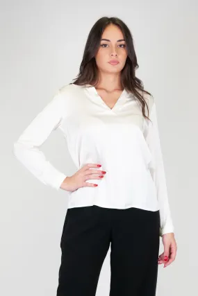 Dixie - V-neck viscose shirt