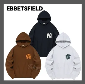 Ebbets Field Flannels | Long Sleeve Logo Hoodies | Unisex Street Style