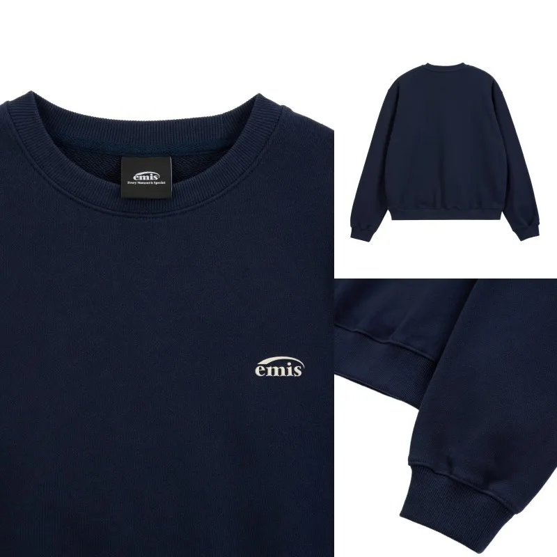 EMIS | Plain Oversized Logo Unisex Street Style