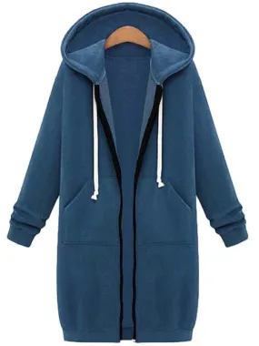 Fall Women's Hoodie Jacket Warm Style