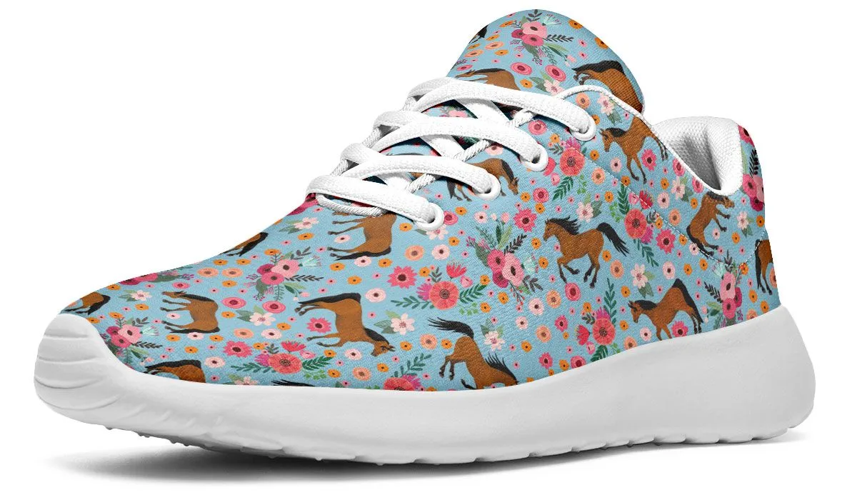 Floral Arabian Horse Sneakers