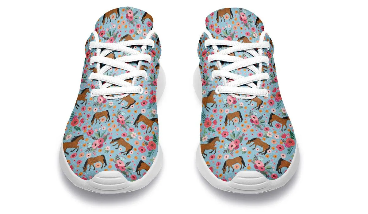 Floral Arabian Horse Sneakers