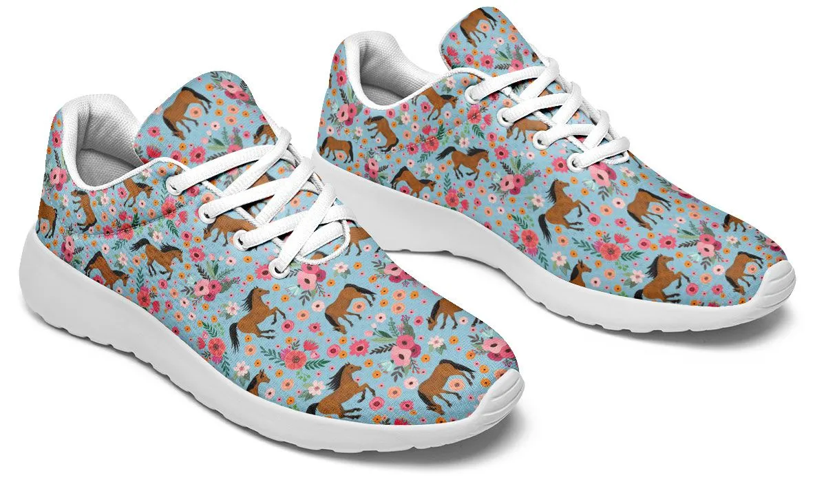 Floral Arabian Horse Sneakers