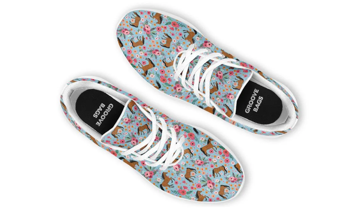 Floral Arabian Horse Sneakers