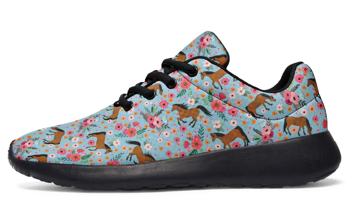 Floral Arabian Horse Sneakers