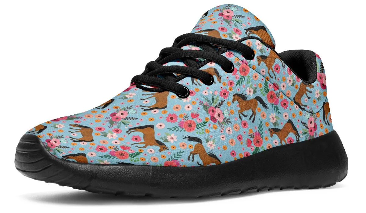 Floral Arabian Horse Sneakers