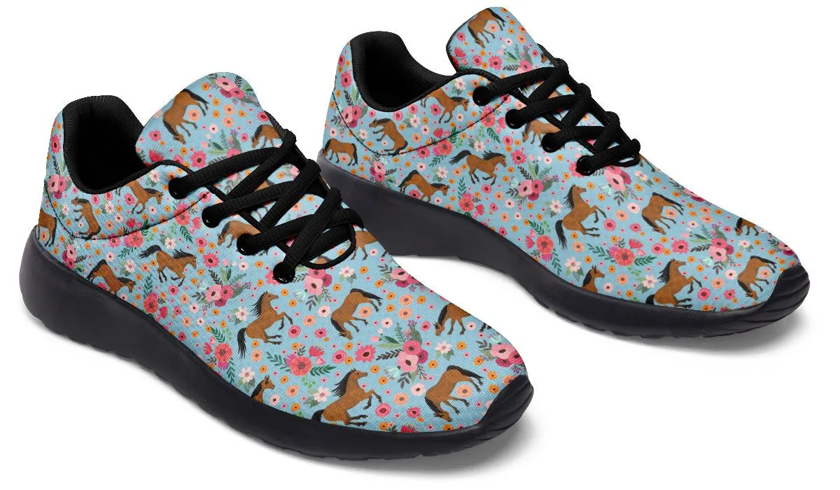 Floral Arabian Horse Sneakers