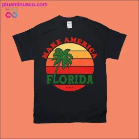 Florida Retro Sunset T-Shirts | Show your love for America with our collection