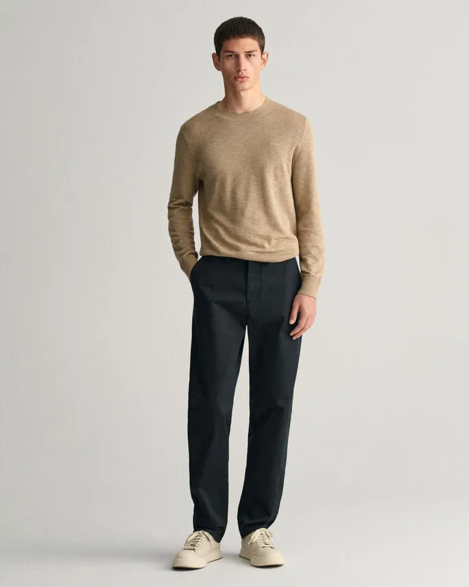 Gant black slim twill chinos 344553