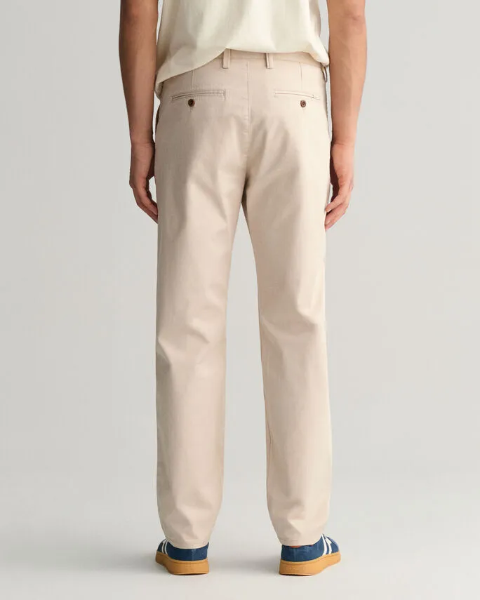 Gant Cream Trousers 344265 Regular Fit