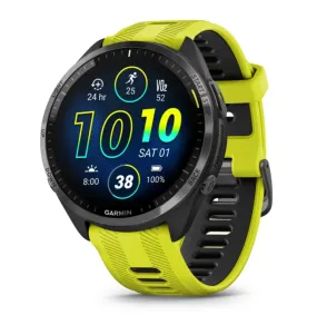 Garmin smartwatch, Carbon Gray/Yellow, Forerunner 965.