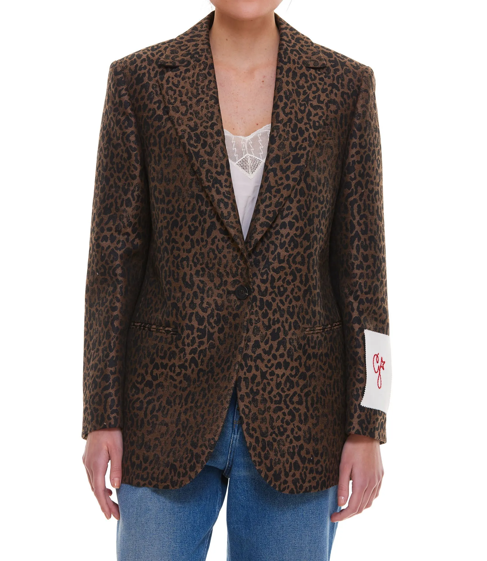 Golden Goose Leopard Print Jacket