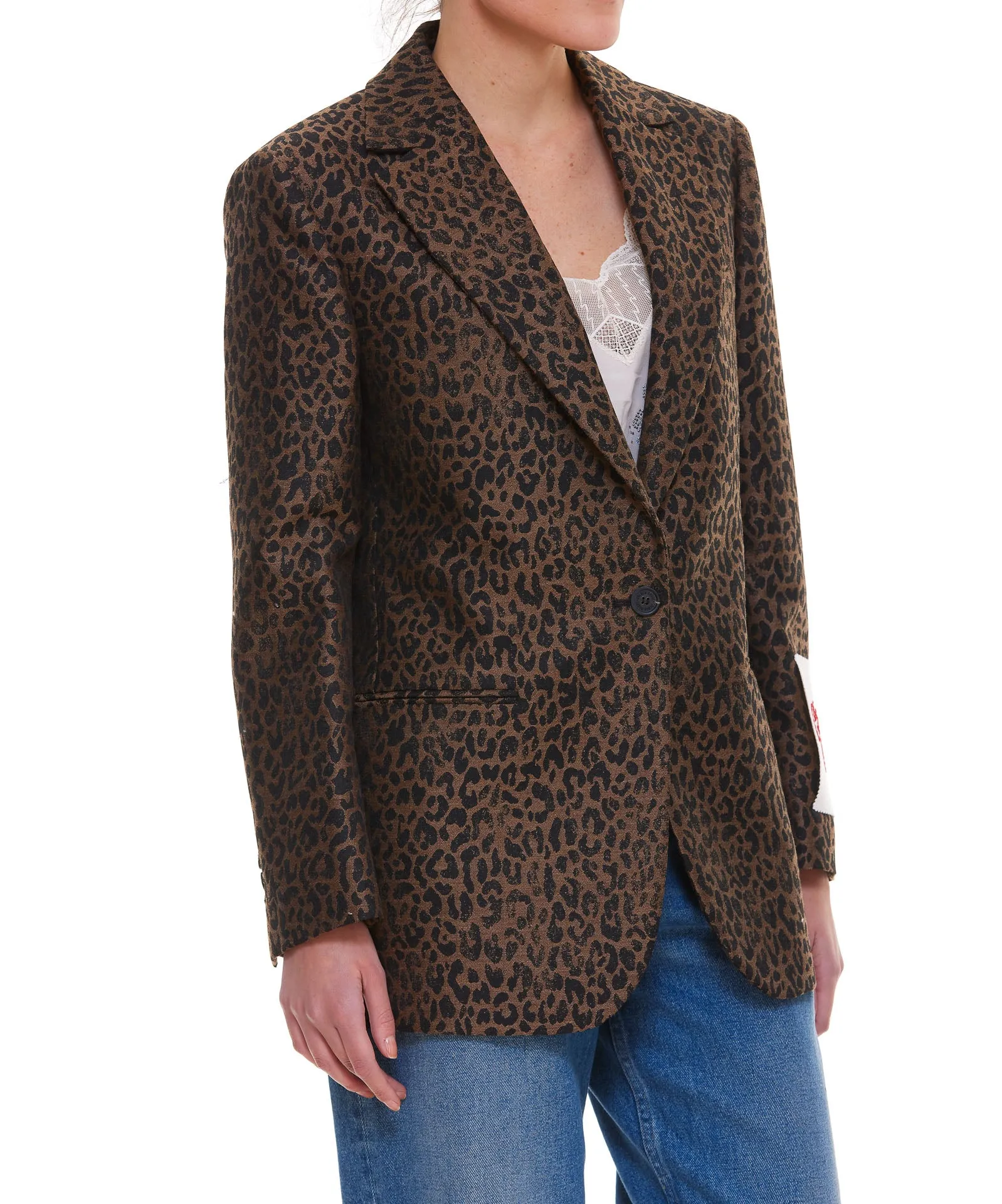 Golden Goose Leopard Print Jacket