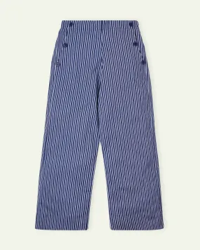 Gray Striped Trousers