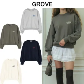 GROVE | Long Sleeve Logo Hoodies & Sweatshirts for Street Style