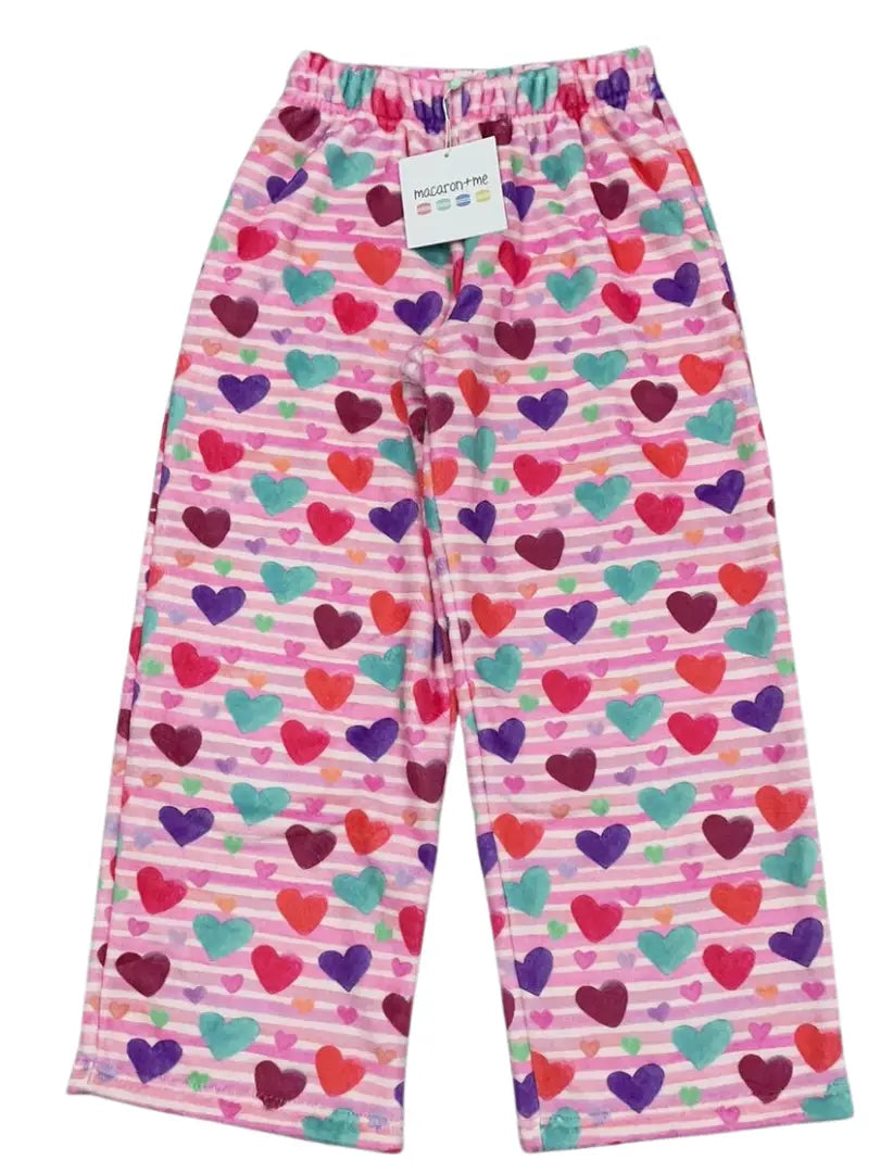 Heart Plush Pants - $19.99 - Cute and Comfortable Pants with Heart Designs - Limited Stock