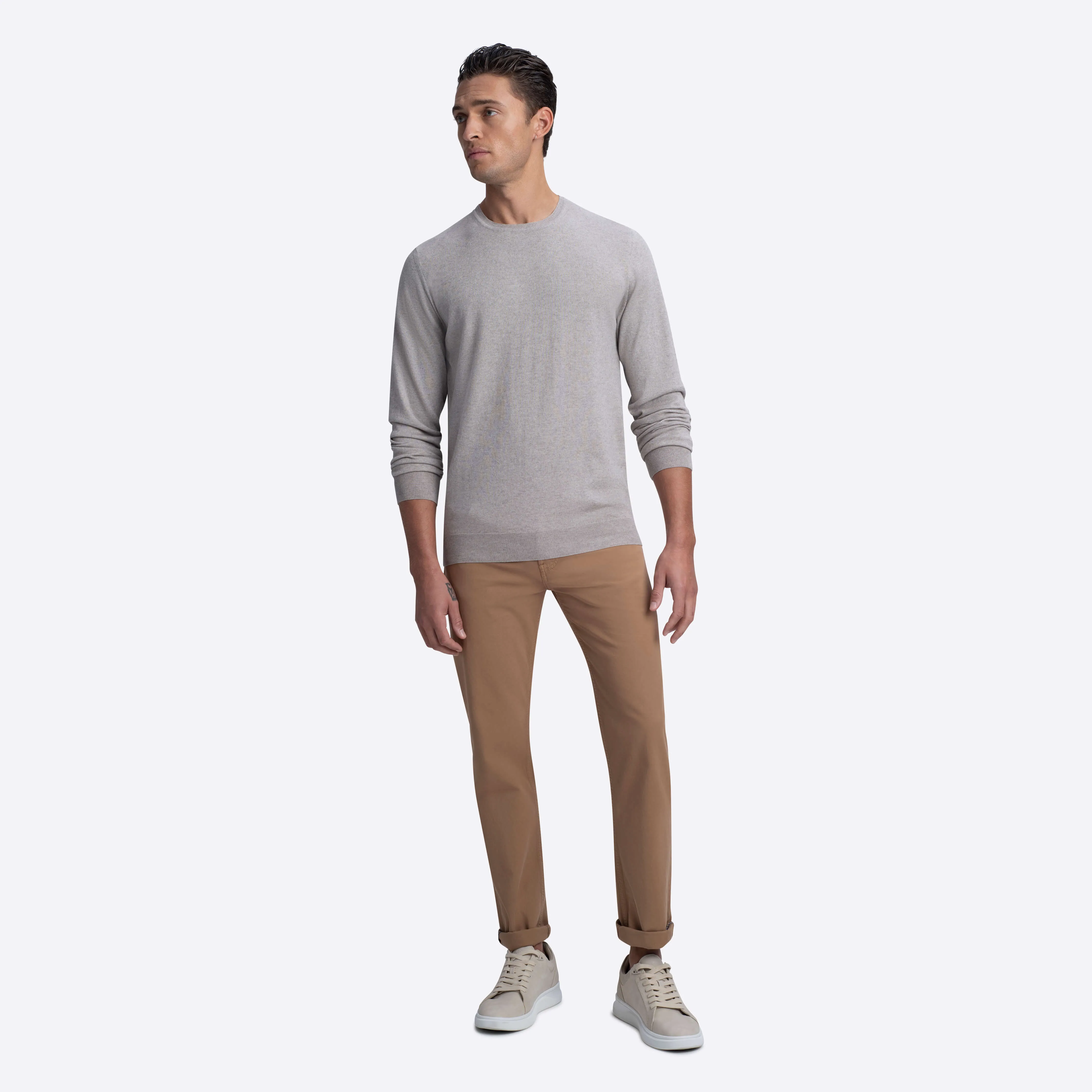 Heather Crew Neck Sweater