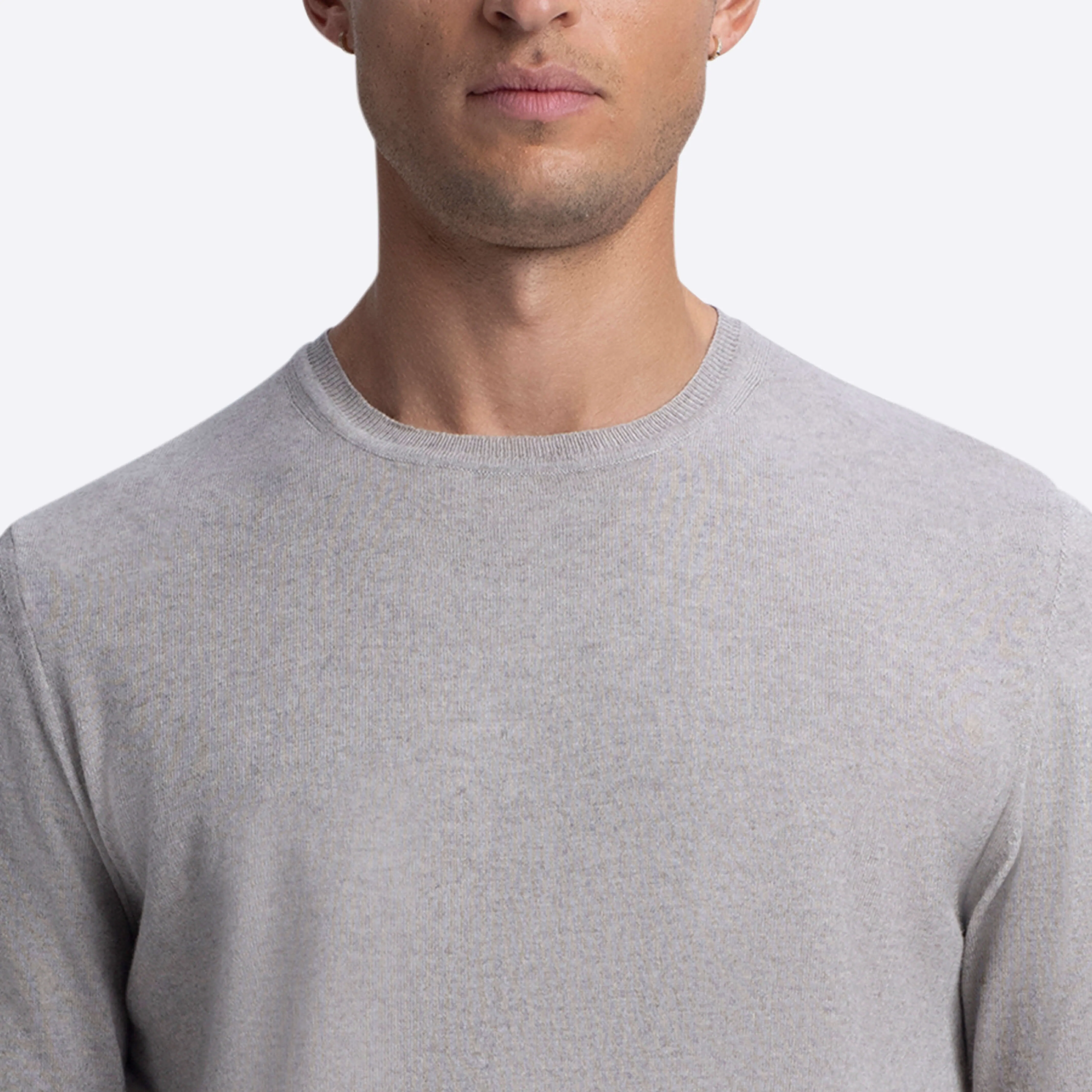 Heather Crew Neck Sweater