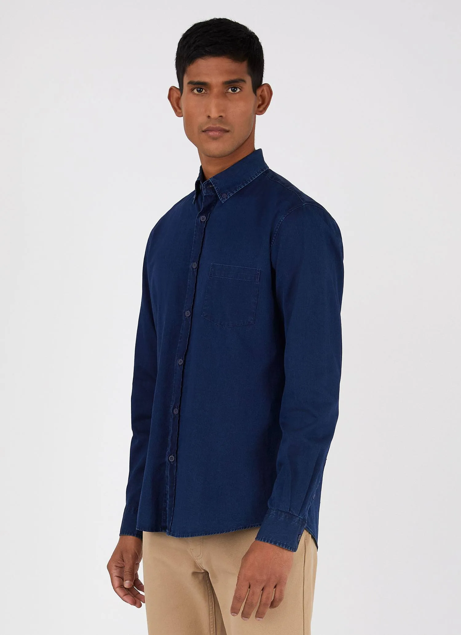 Indigo Denim Shirt for Men