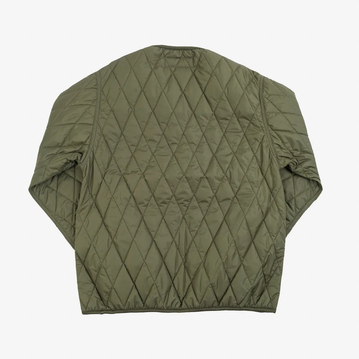 Iron Heart IHJ-118 Olive Lightweight Quilted Jacket