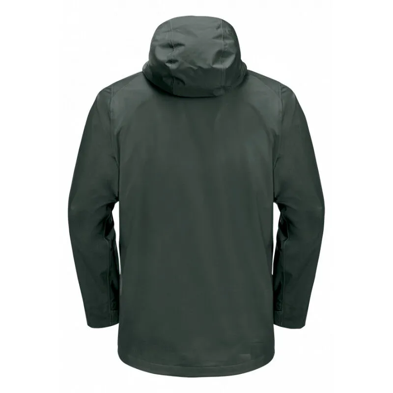 Jack Wolfskin Men's Highest Peak 3L Rain Jacket - Waterproof Jacket