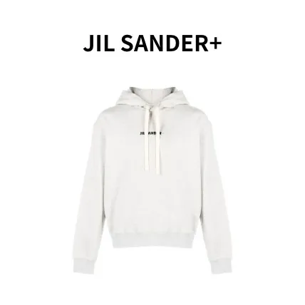 Jil Sander | Plain Cotton Logo Designers Hoodies