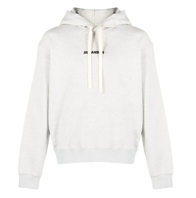 Jil Sander | Plain Cotton Logo Designers Hoodies