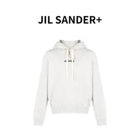 Jil Sander | Plain Cotton Logo Designers Hoodies