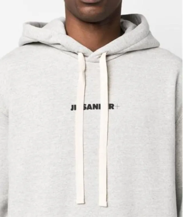 Jil Sander | Plain Cotton Logo Designers Hoodies