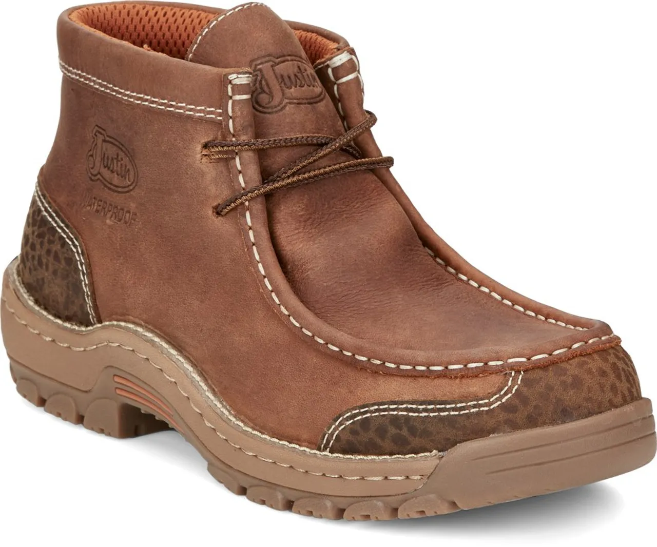 Justin Mens Boots SE251  Crafton Barley Brown