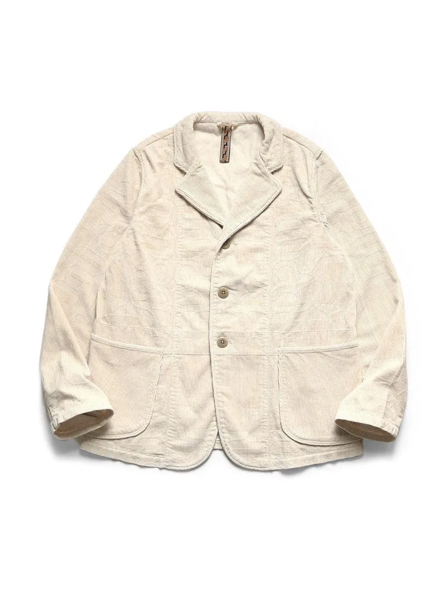 Kapital 9W Corduroy Mosiri Pattern Hospital Jacket