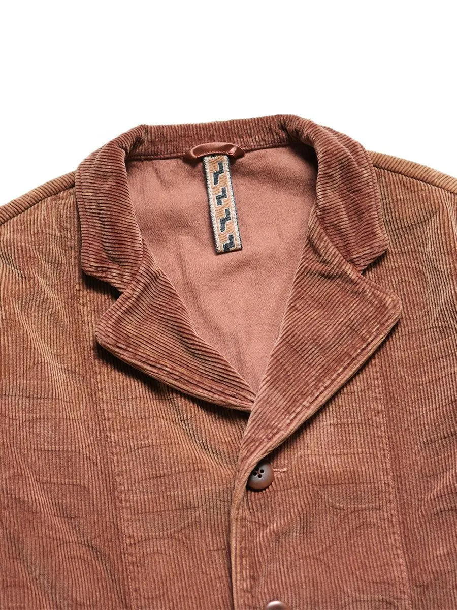 Kapital 9W Corduroy Mosiri Pattern Hospital Jacket