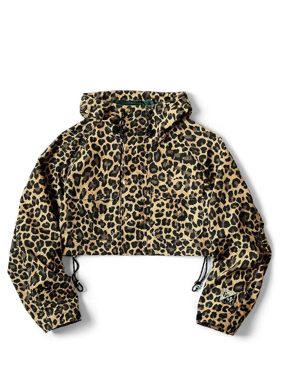 Kapital Cross Leopard Print Gale Parka Jacket