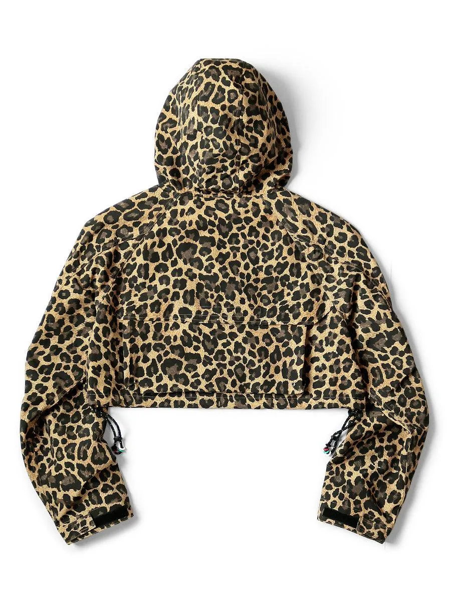 Kapital Cross Leopard Print Gale Parka Jacket