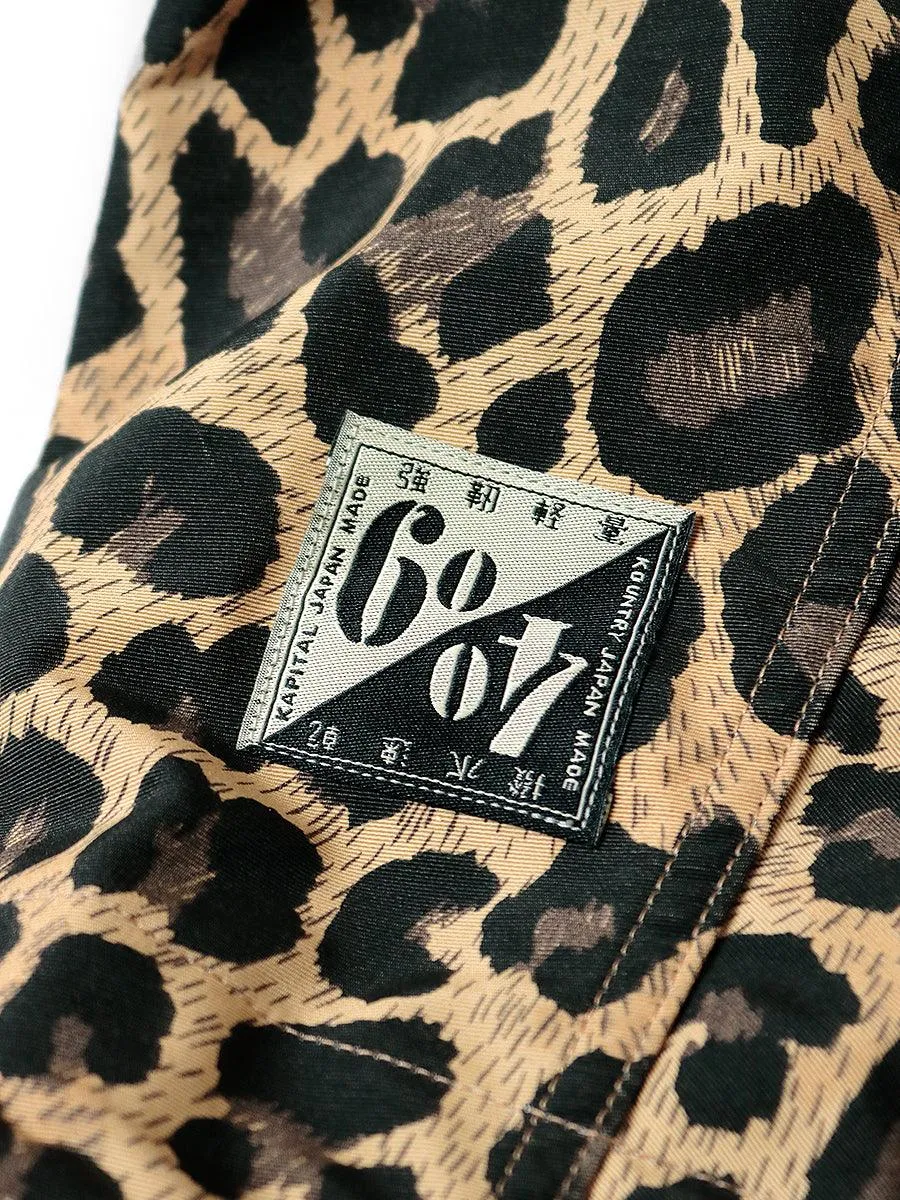 Kapital Cross Leopard Print Gale Parka Jacket