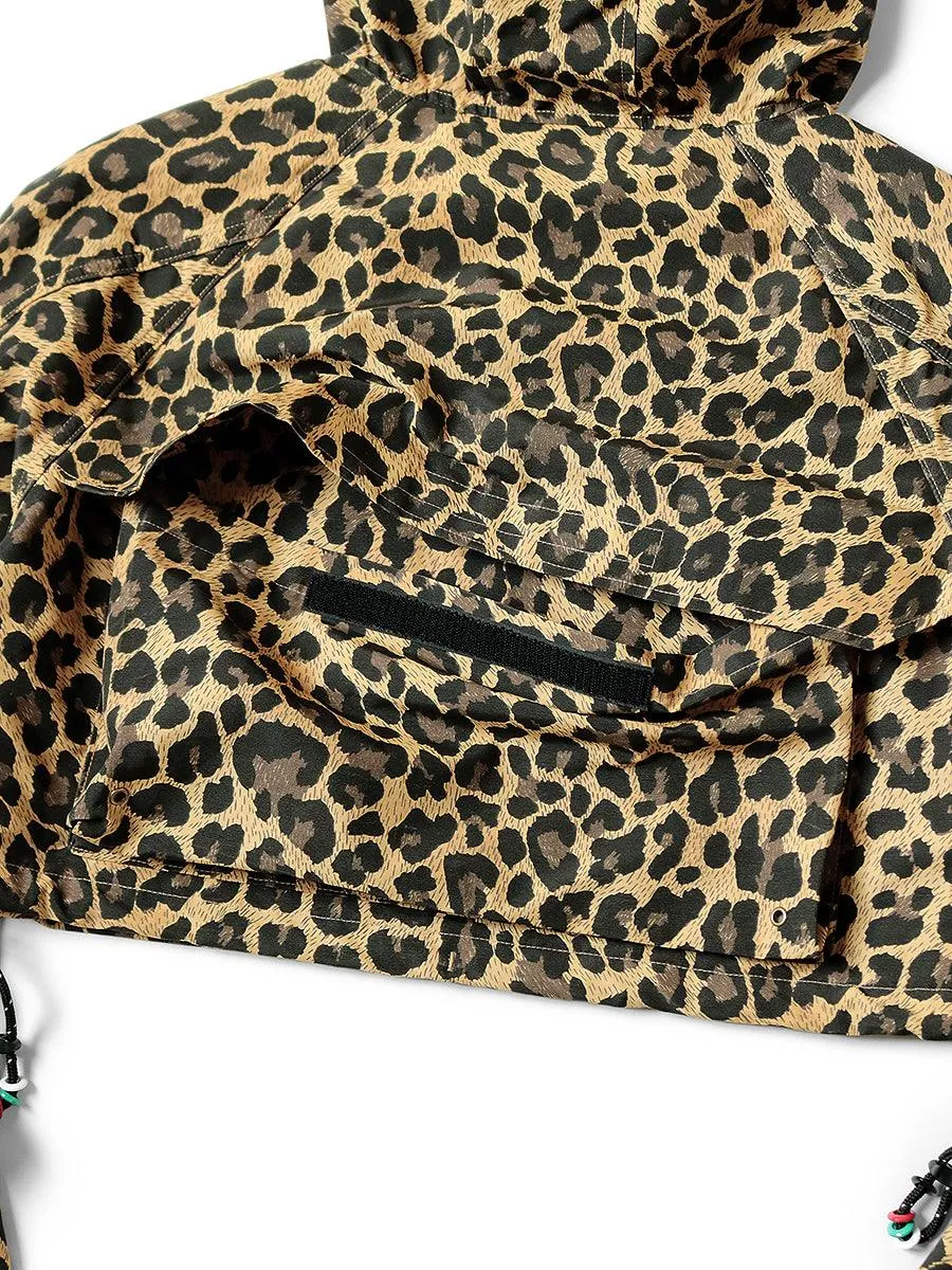 Kapital Cross Leopard Print Gale Parka Jacket