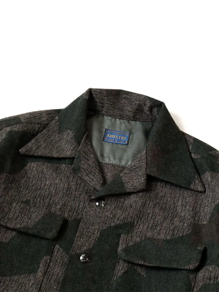 Kapital wool camouflage shirt jacket (Time Sale)