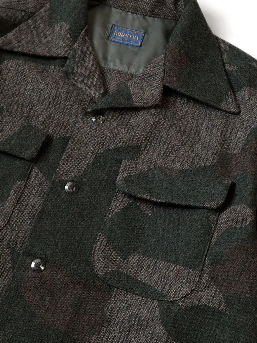 Kapital wool camouflage shirt jacket (Time Sale)