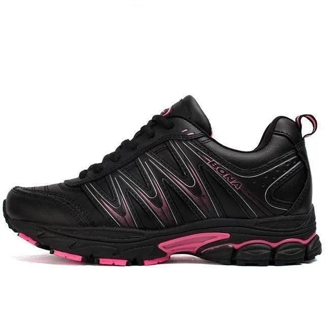 Lace Up Women's Sports Shoes for Outdoor Jogging, Walking, and Athletic Activities