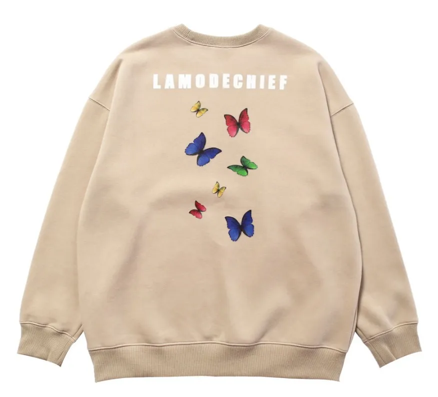 LAMODECHIEF Unisex Long Sleeves Hoodies & Sweatshirts | Street Style