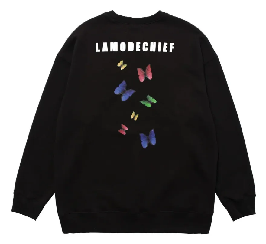 LAMODECHIEF Unisex Long Sleeves Hoodies & Sweatshirts | Street Style