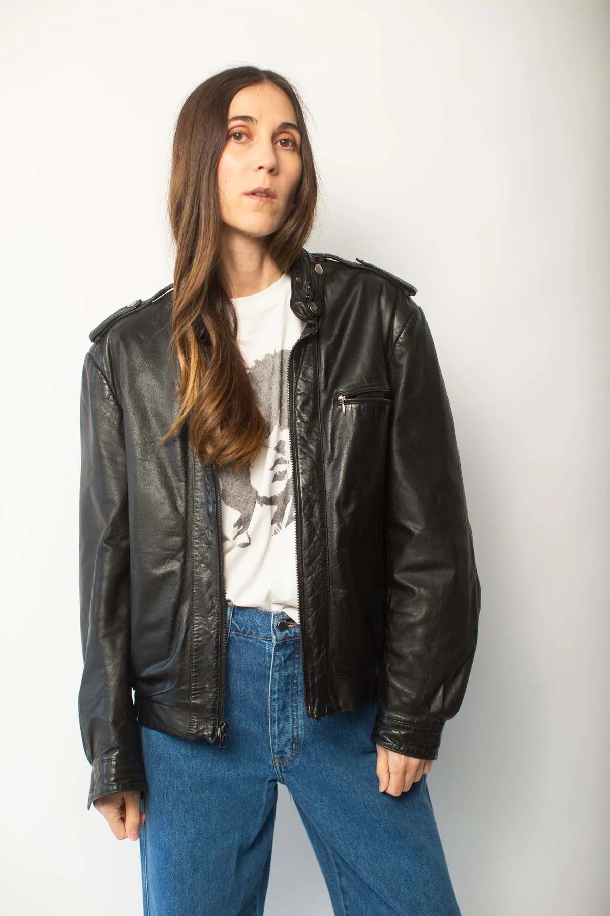 Leather Jacket - Black