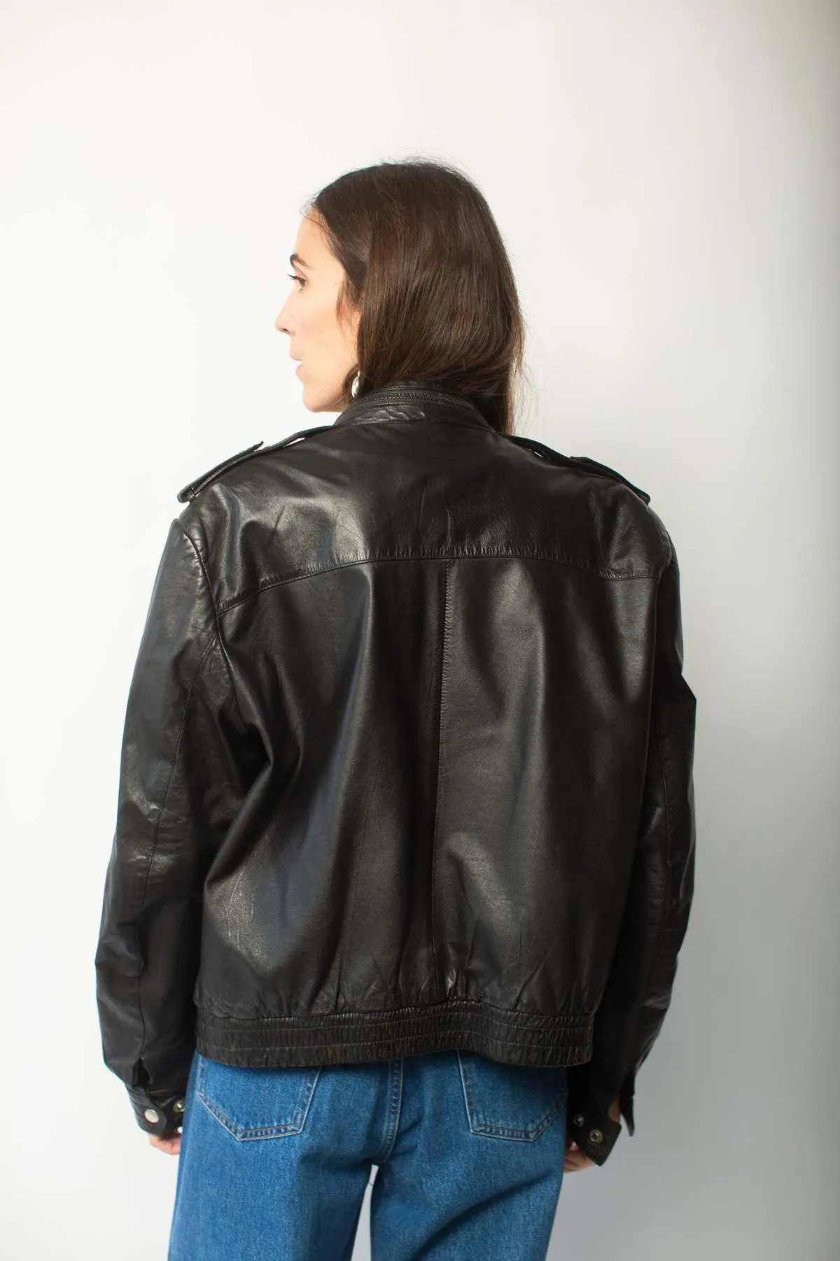 Leather Jacket - Black