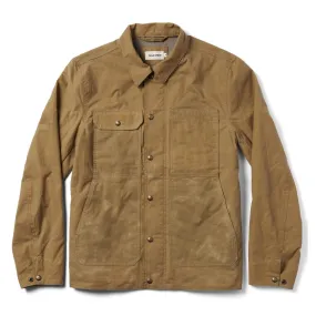 Longshore Jacket Harvest Tan Waxed Canvas Lined