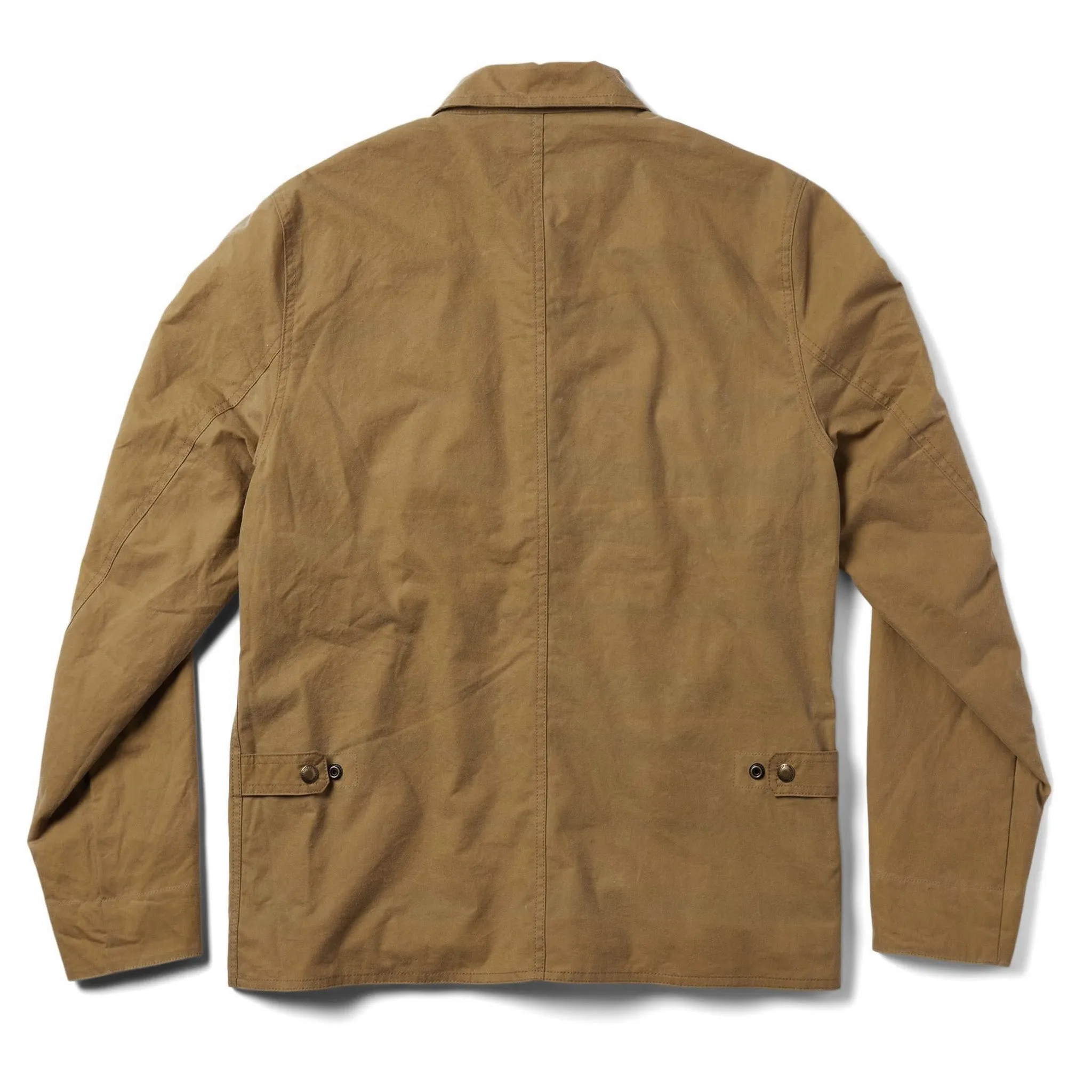 Longshore Jacket Harvest Tan Waxed Canvas Lined