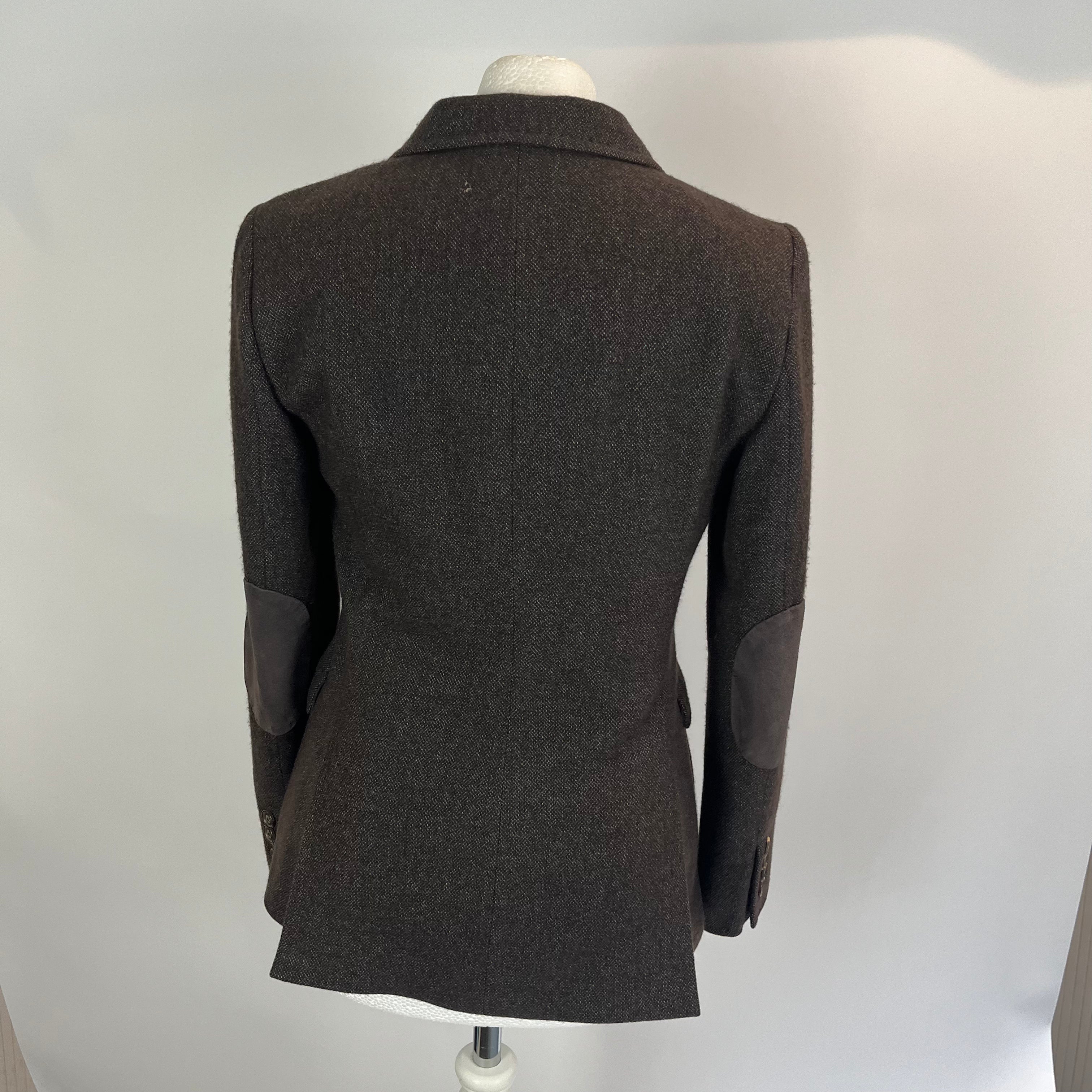 Loro Piana 3000 Brown Birds Eye Cashmere Jacket - Size M.