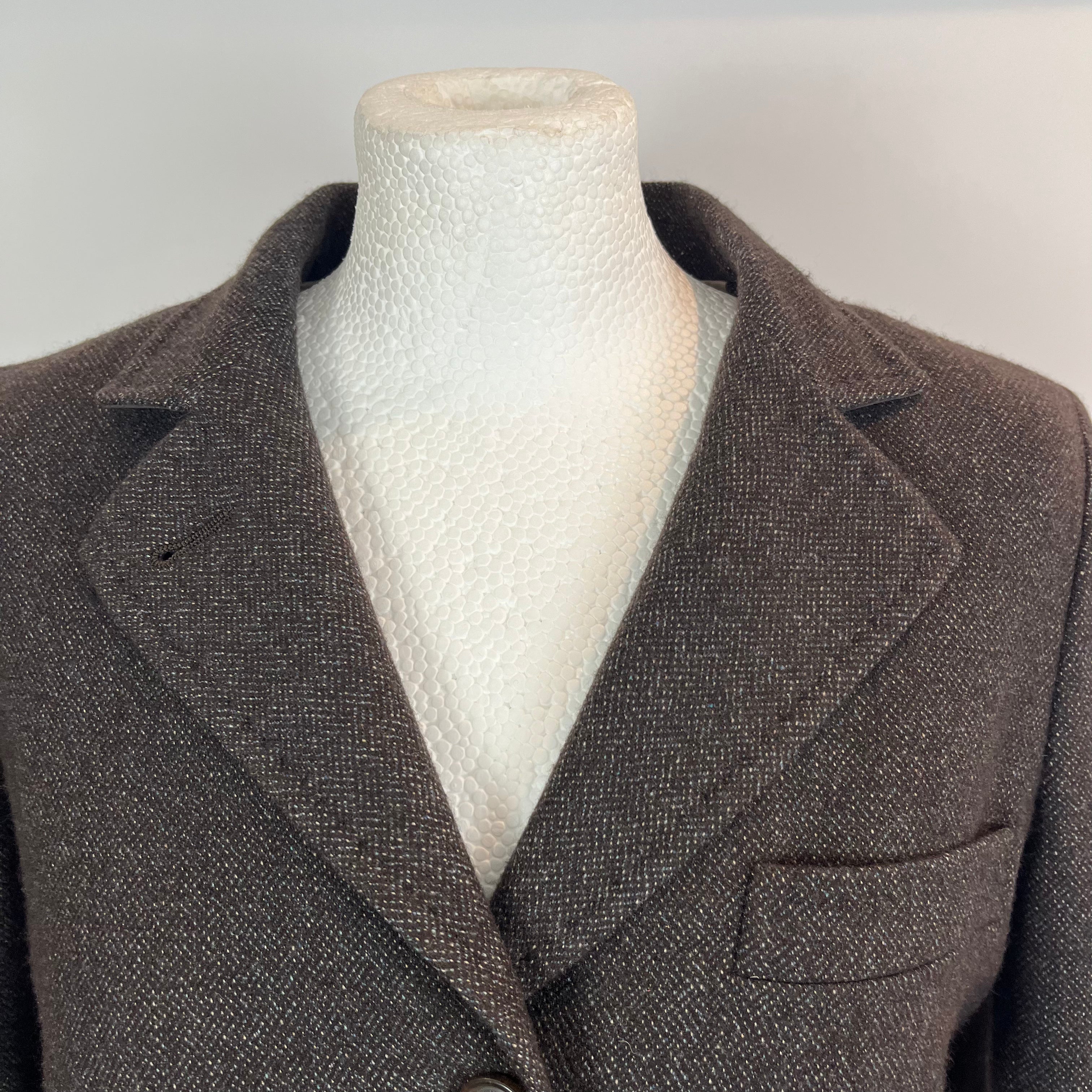 Loro Piana 3000 Brown Birds Eye Cashmere Jacket - Size M.